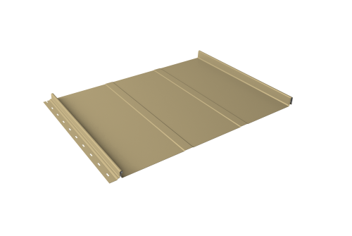 Кликфальц Line Grand Line 0.45 PE с пленкой на замках RAL 1014 слоновая кость