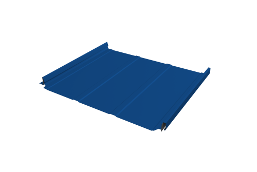 Кликфальц Pro Line Grand Line 0,5 Satin с пленкой на замках RAL 5005 сигнальный синий