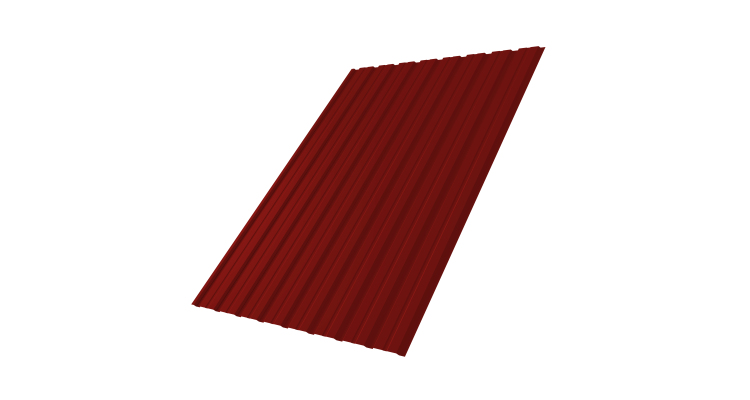Профнастил С10В 0.7 PE RAL 3011 коричнево-красный