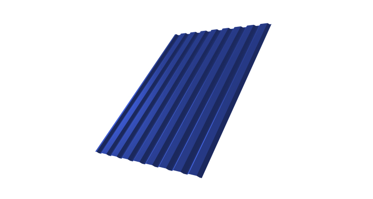 Профнастил С20А 0.45 PE RAL 5002 ультрамариново-синий