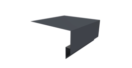 Планка околооконная сложная Блок-хаус new 200х75х27 0,45 Drap RAL 7024 мокрый асфальт (3м)