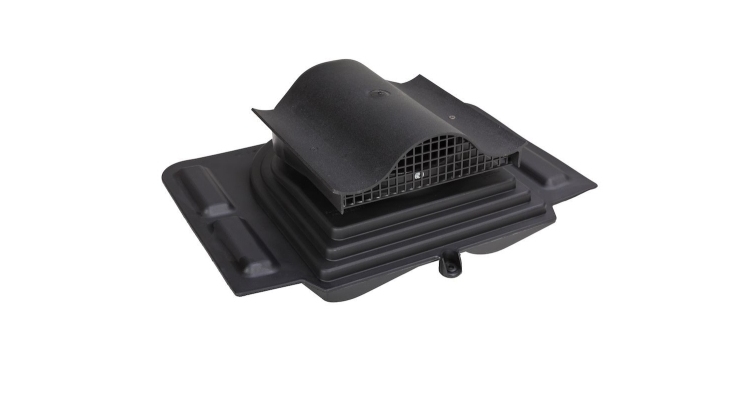 Вентиль кровельный универсальный PELTI - KTV черный