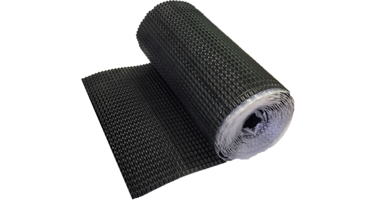 Лента для примыкания гофрированная алюминиевая Optima черная, 280 мм, 5м