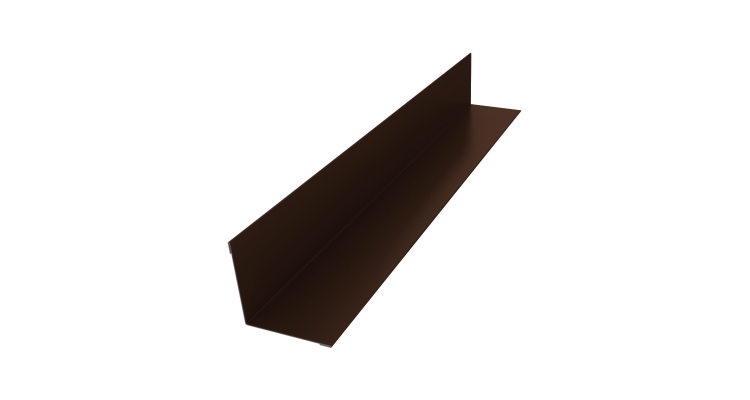 Угол внутренний 30х30 0,45 Drap TX RAL 8017 шоколад (3м)