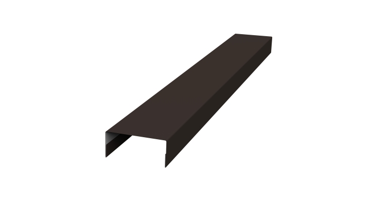 Крышка 30х15 жалюзи Texas 0,5 Atlas X RR 32 темно-коричневый (2,5м)