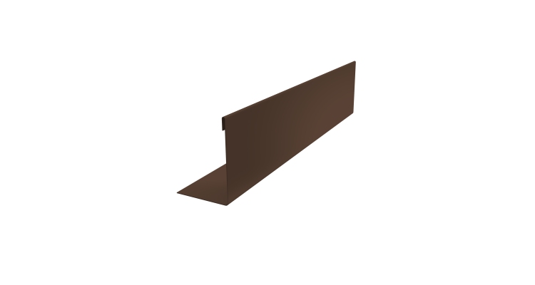 Нащельник 150 Texas 25х35 0,45 Drap-double TX RAL 8017 шоколад (L1,5)