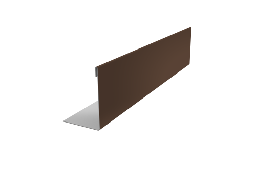 Нащельник 125 Texas 25х35 0,5 Satin Matt TX RAL 8017 шоколад (L1,5)
