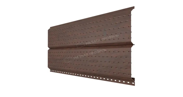 Сайдинг Металл Профиль Lбрус-15х240 (ECOSTEEL_MA-01-Бразил. Вишня-0.5)