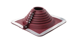 Проходной элемент MF прямой №4R (75-160мм) +185 EPDM красный