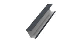 Крышка жалюзи Milan,Tokyo 0,45 Drap RAL 7024 мокрый асфальт (2м)