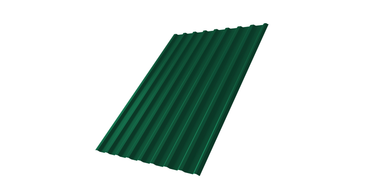 Профнастил С20R 0,45 PE-Double RAL 6005 зеленый мох